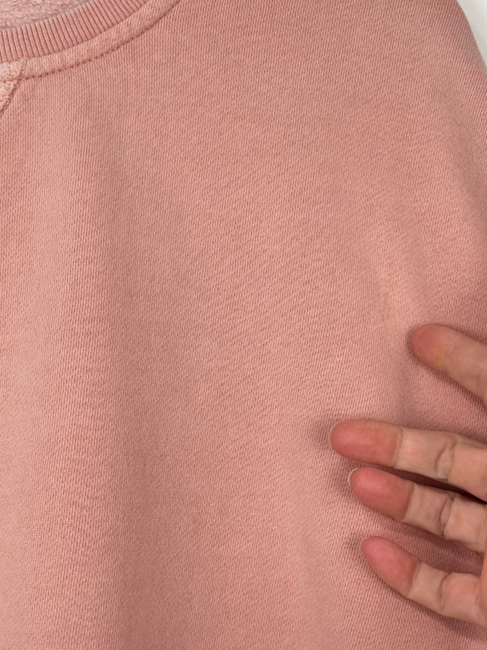 Marine Layer Womens Shiloh Crop Pink Sweatshire M Comfort Athleisure - Picture 10 of 10